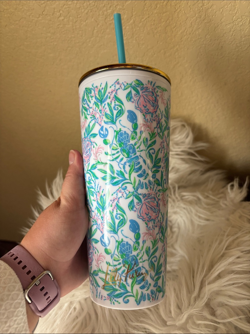 Lilly Pulitzer Plastic Printed Tumbler